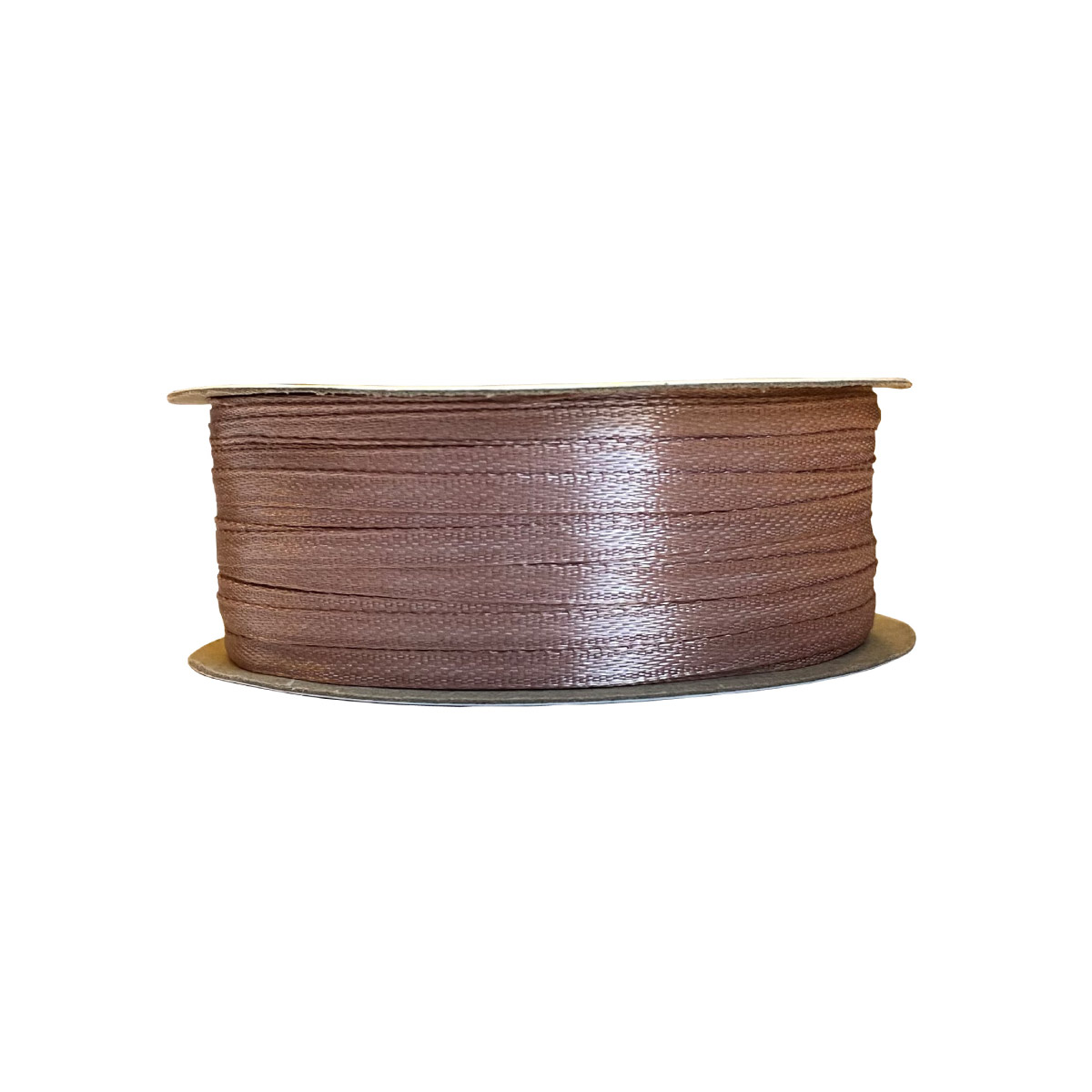 Κορδέλα σατέν antique mauve 3mm 100m διπλής όψης