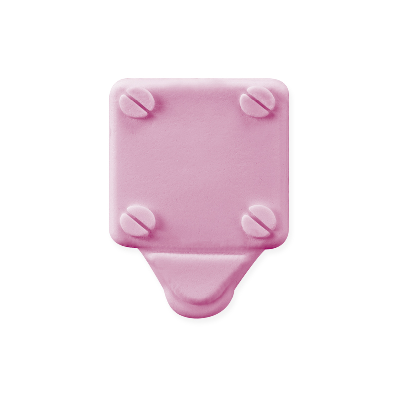 Ταμπελίτσες ροζ βρώσιμες 40mm 20τεμ Sugart