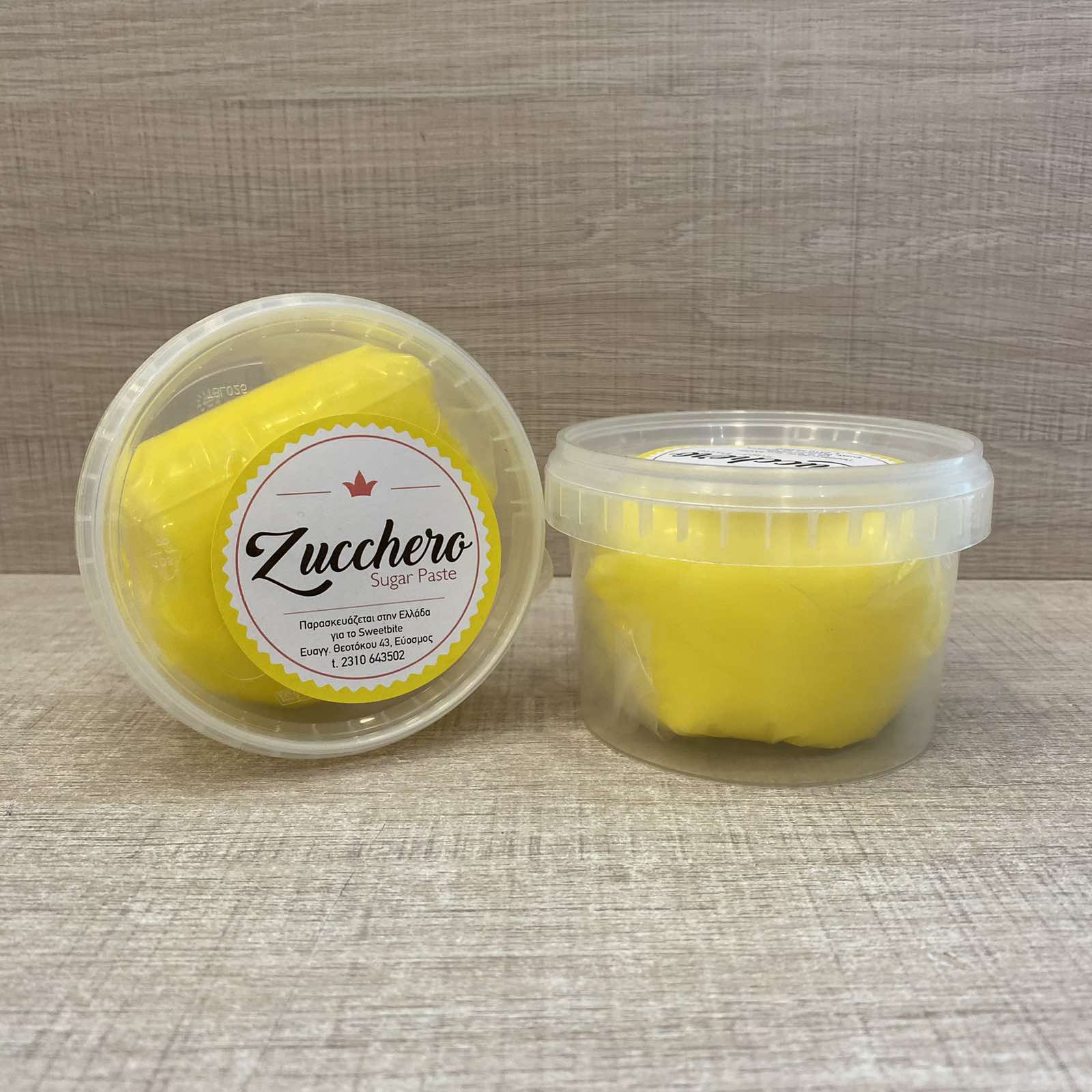 Ζαχαρόπαστα κίτρινη 250γρ Zucchero