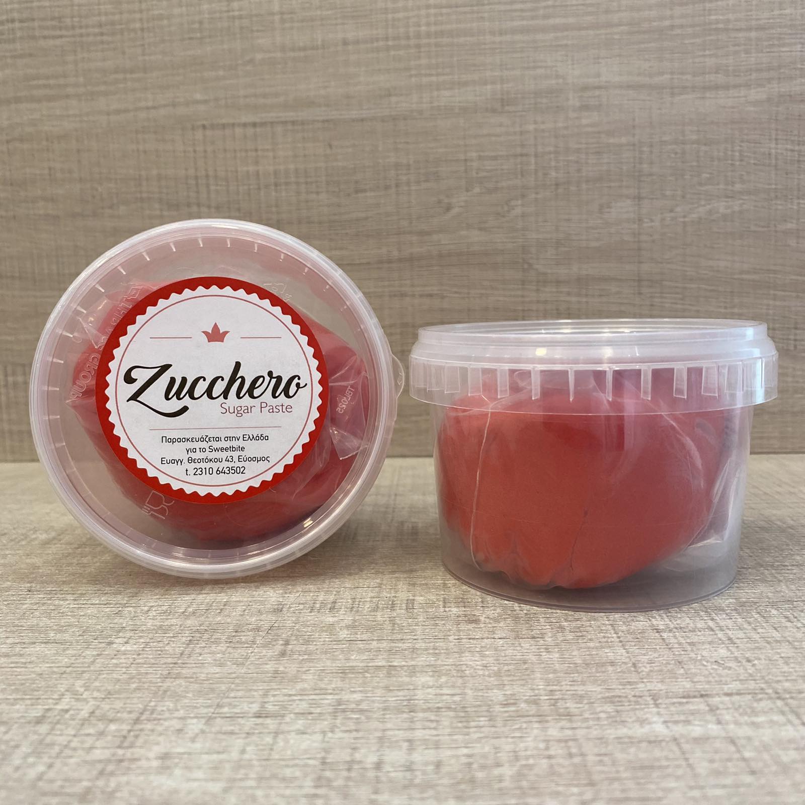 Ζαχαρόπαστα κόκκινη 250γρ Zucchero