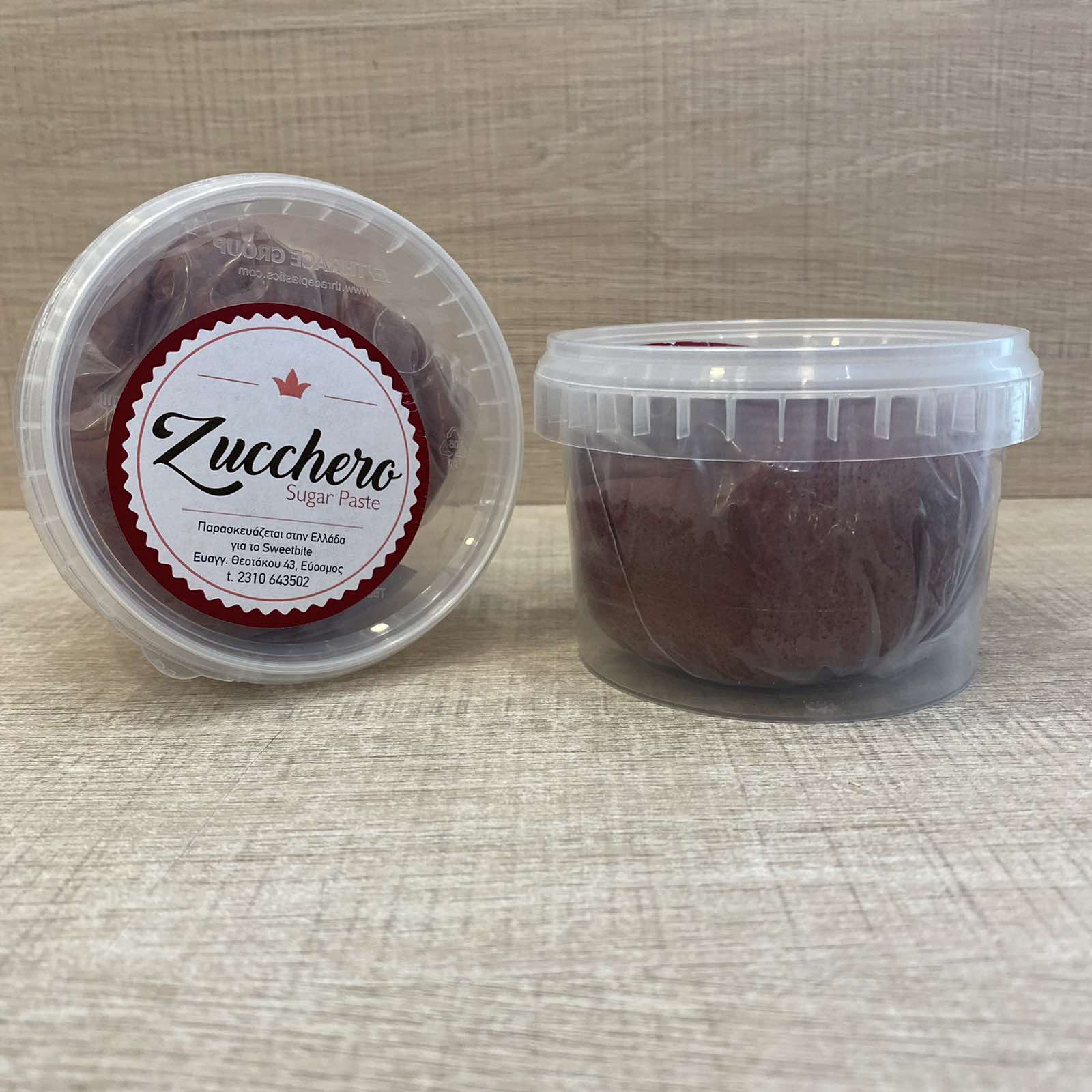 Ζαχαρόπαστα μπορντώ 250γρ Zucchero