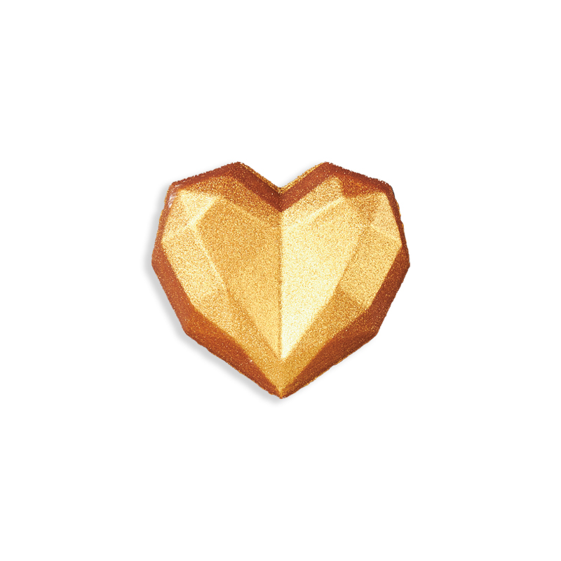 Καρδιές χρυσές diamond βρώσιμες 20τεμ