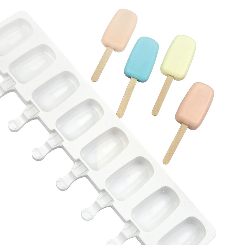 Φόρμα σιλικόνης για παγωτό mini 8 θέσεις