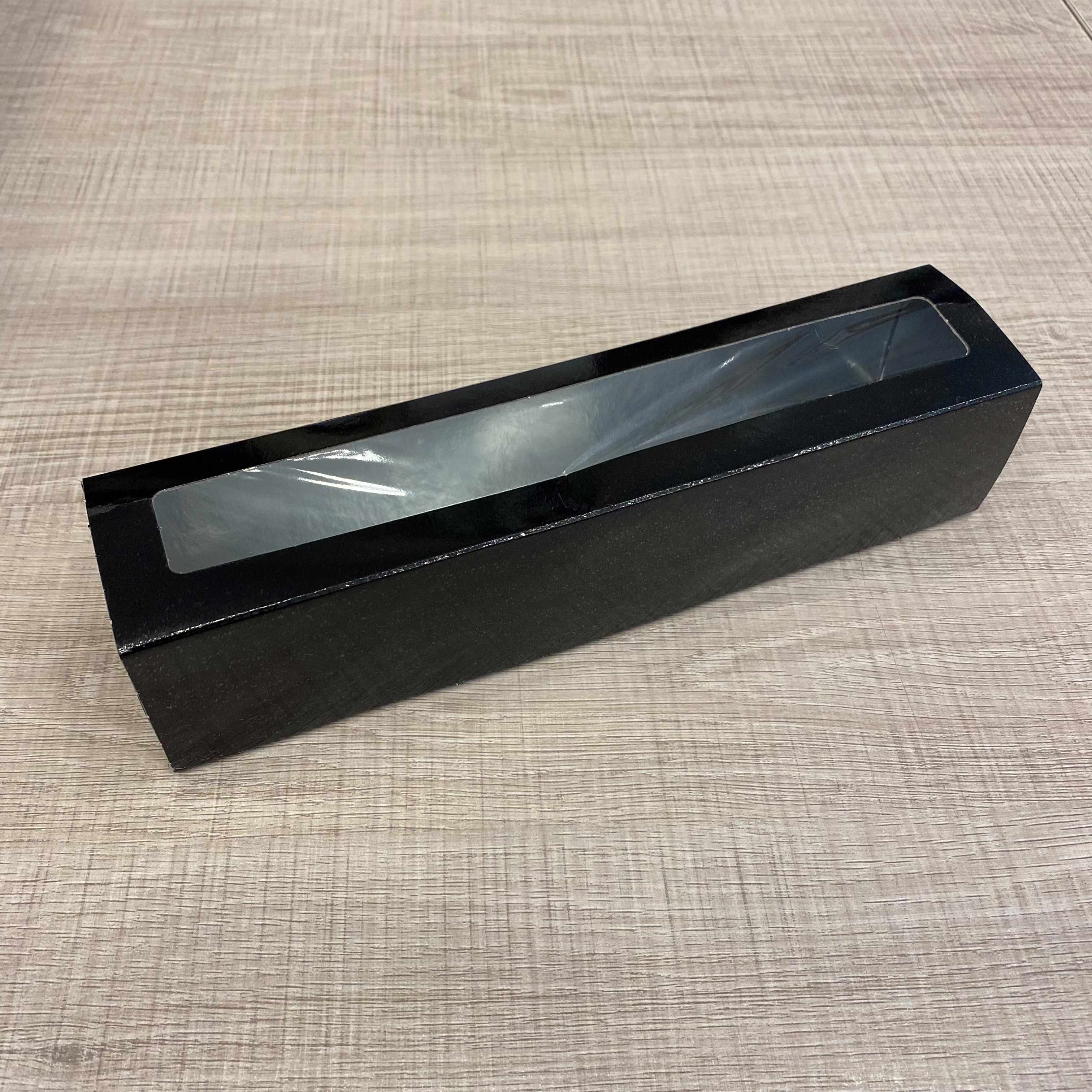 Κουτί για macaron μαύρο 23x5x5cm