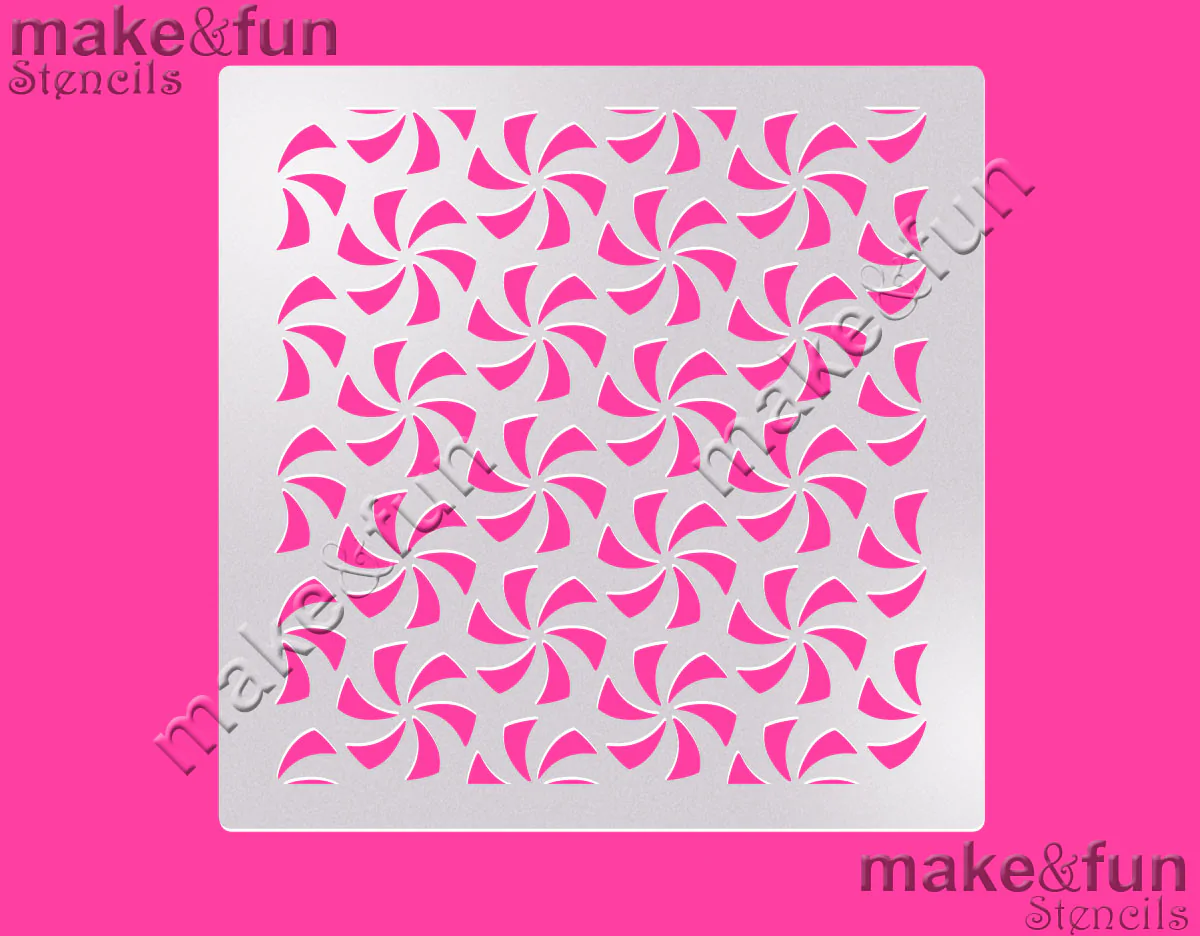 Στένσιλ φουρφούρι 14x14cm