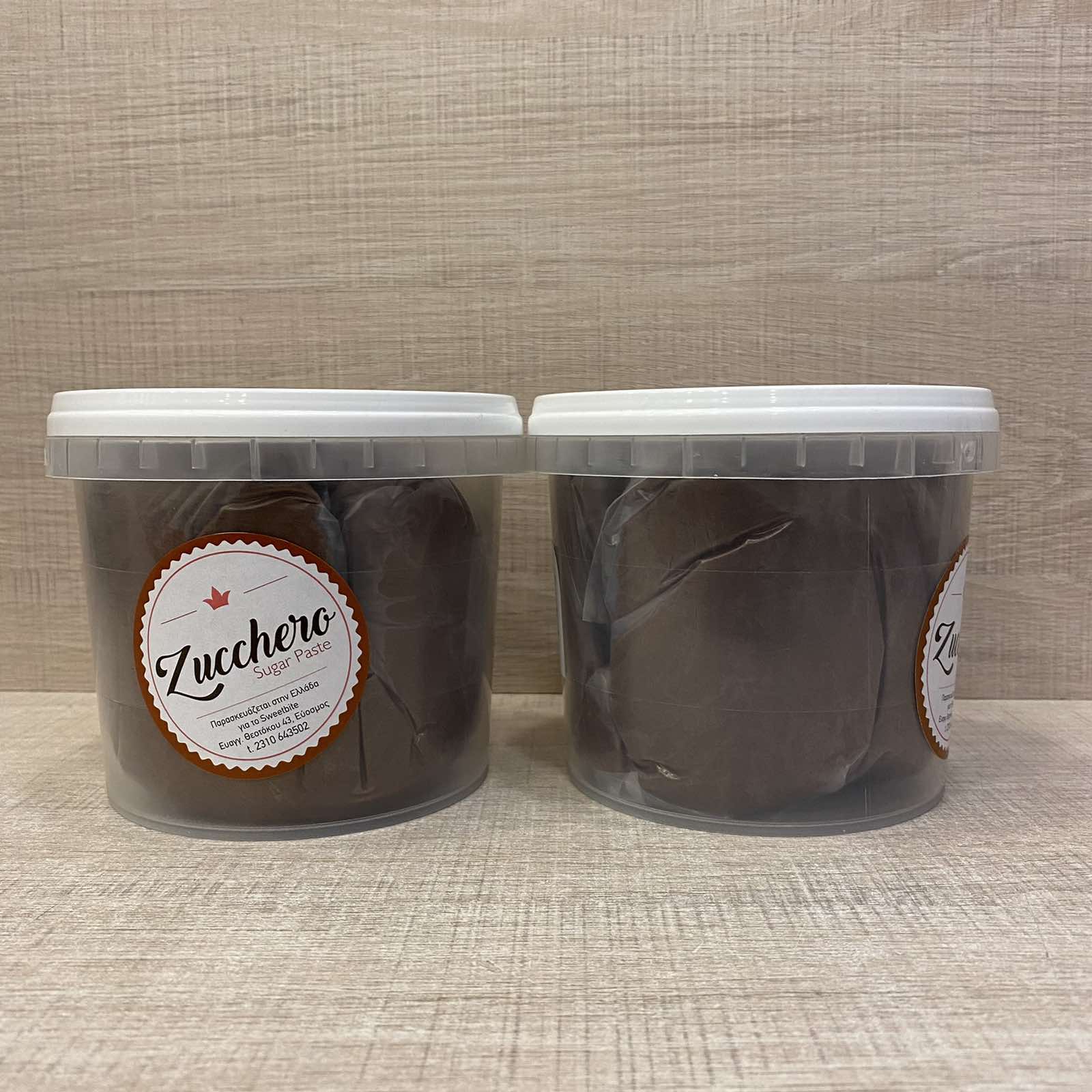 Ζαχαρόπαστα καφέ 1 κιλό Zucchero