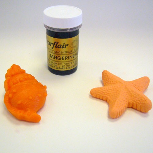 Χρώμα πάστα πορτοκαλί tangerine- arpicot 25gr Sugarflair