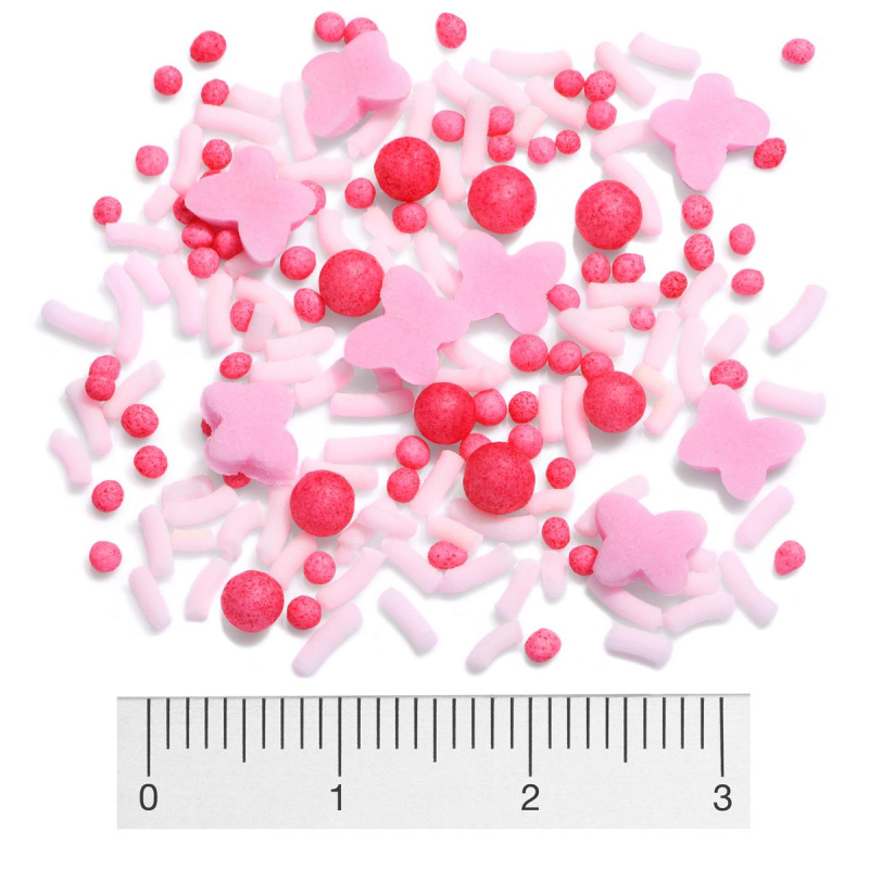 Sprinkles pink baby mix 100gr Saracino