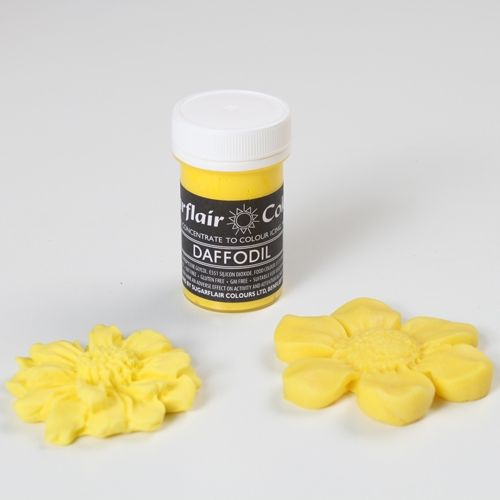 Χρώμα πάστα κίτρινο daffodil 25gr Sugarflair