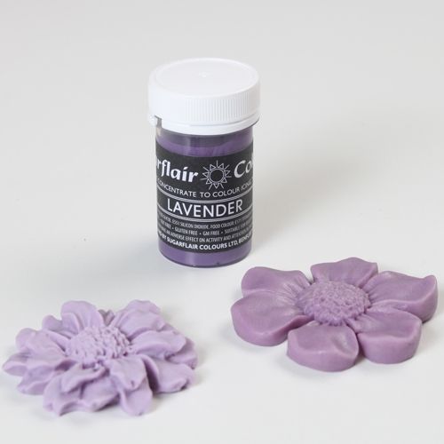 Χρώμα πάστα μωβ lavender 25gr Sugarflair