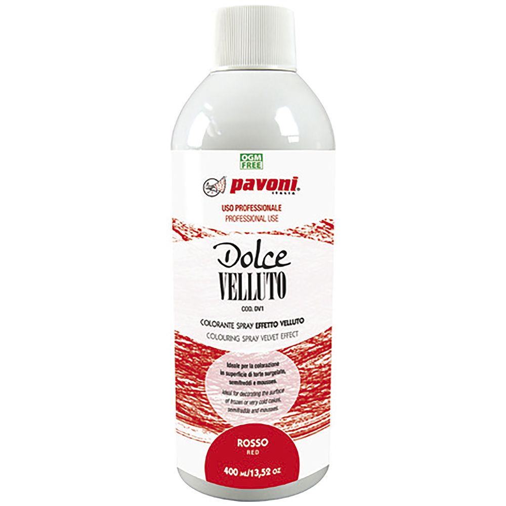Σπρέυ βελουτέ κόκκινο 400ml Dolce Velluto Pavoni