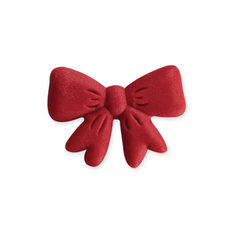 Φιογκάκια κόκκινα 3,5cm 40τεμ ζαχαρωτά Sugart