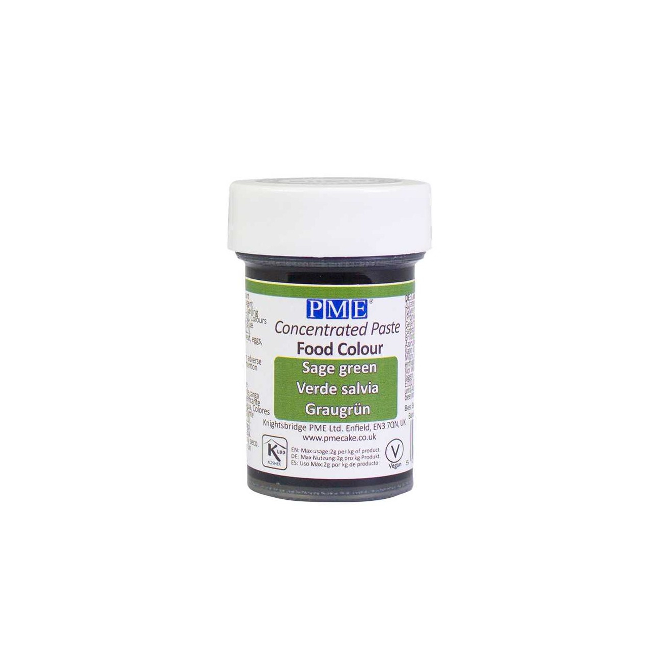 Χρώμα πάστα πράσινο σκούρο sage green 25γρ PME