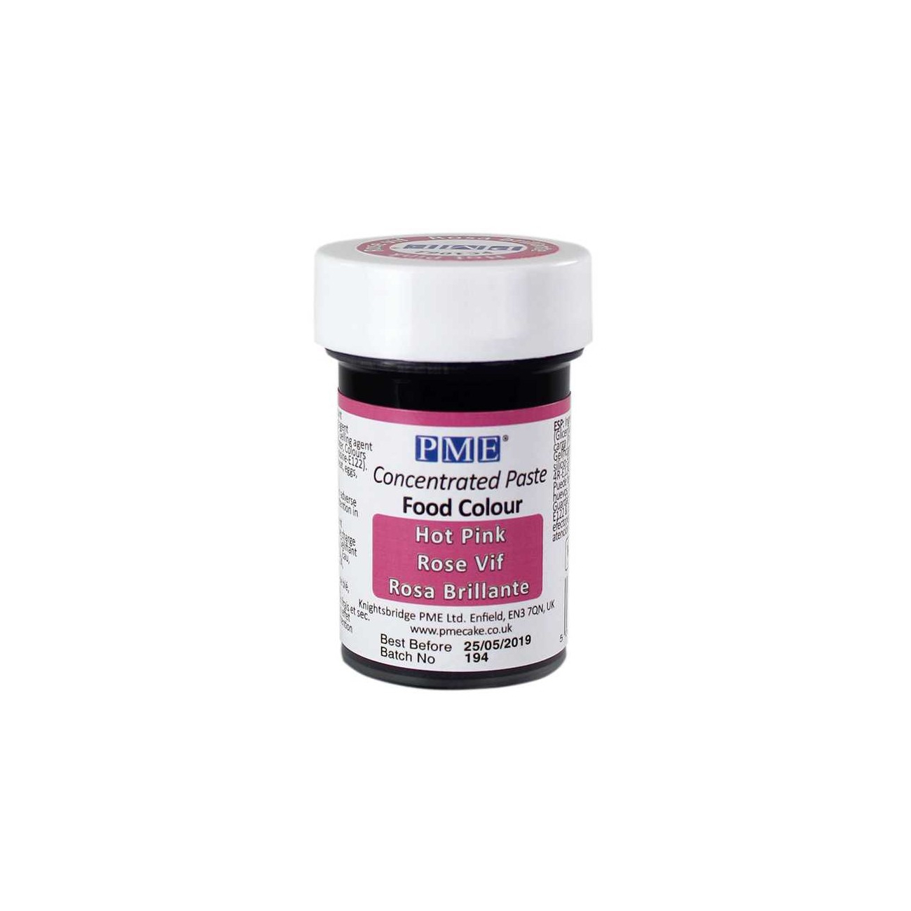 Χρώμα πάστα φουξ hot pink 25γρ PME