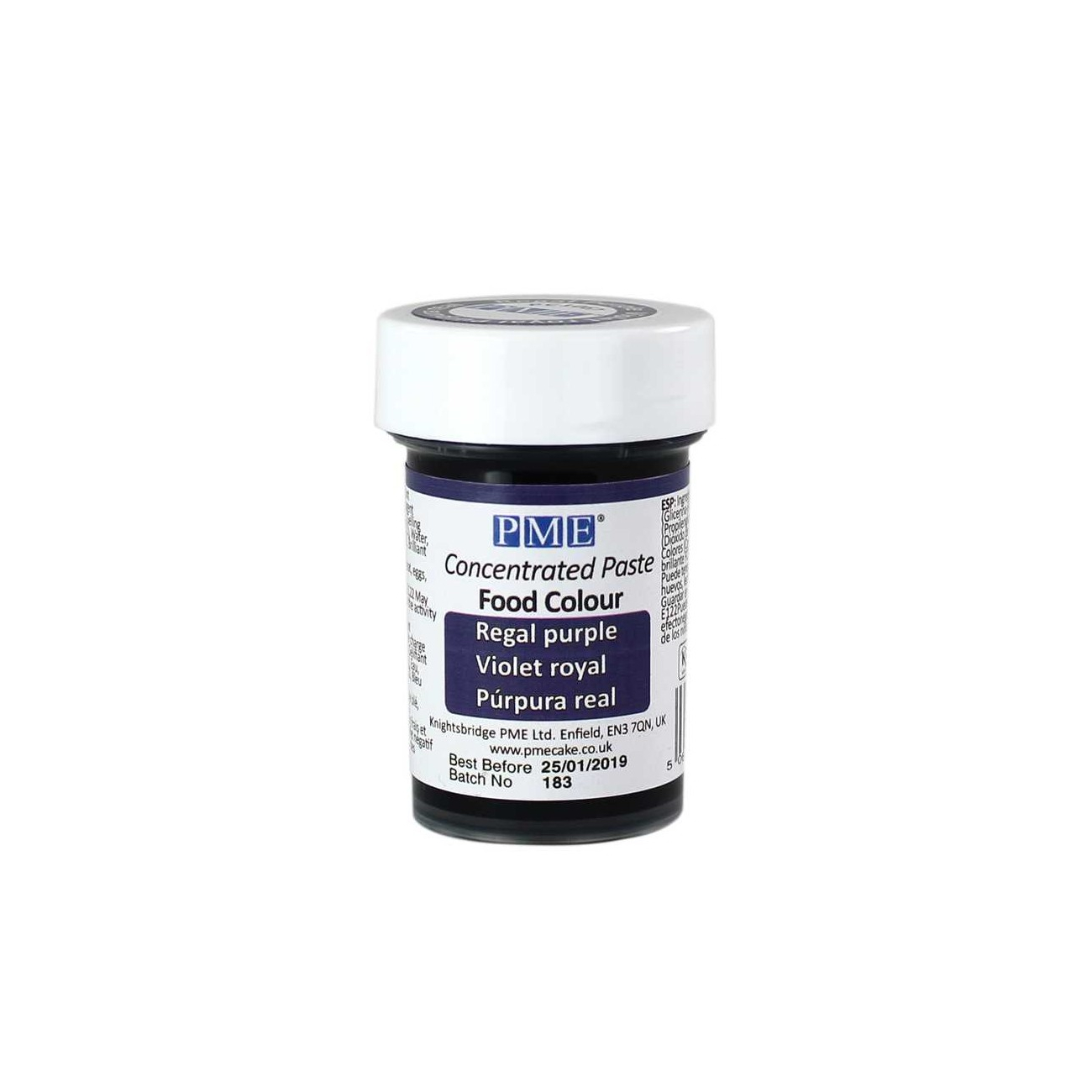 Χρώμα πάστα μωβ σκούρο regal purple 25γρ PME