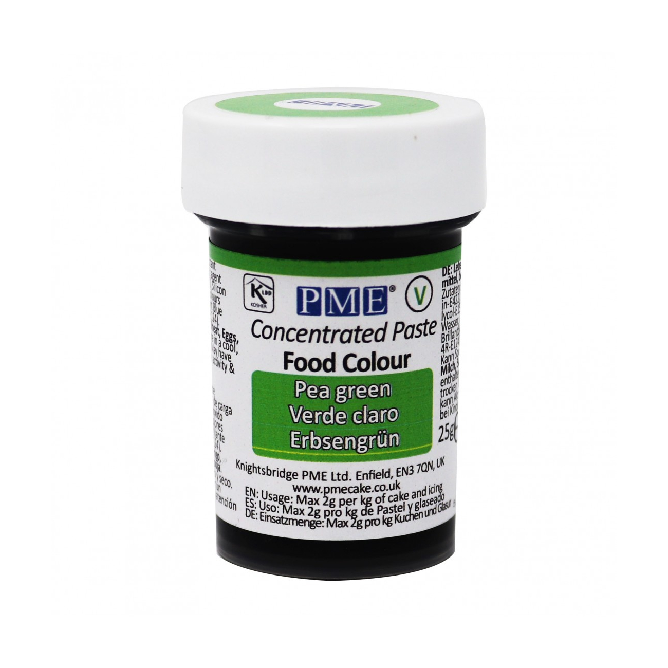 Χρώμα πάστα πράσινο pea green 25γρ PME