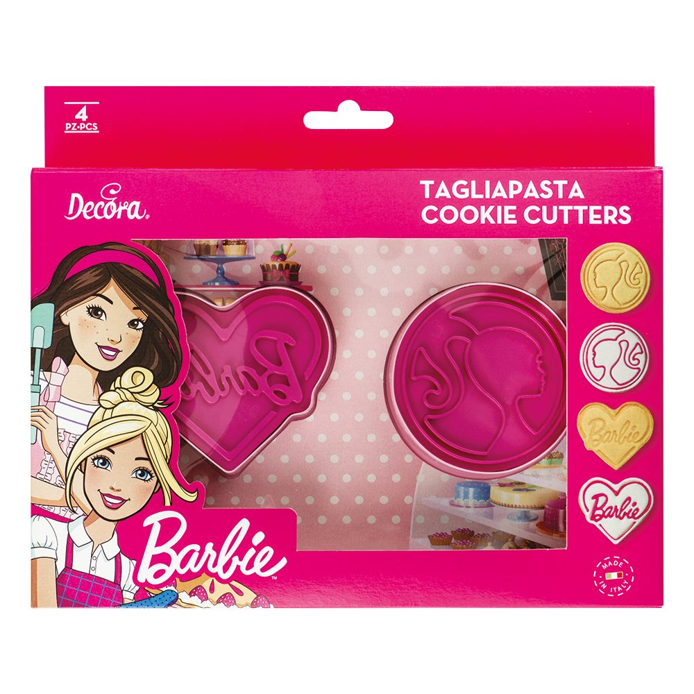 Κουπάτ barbie με σφραγίδα 2τεμ Decora