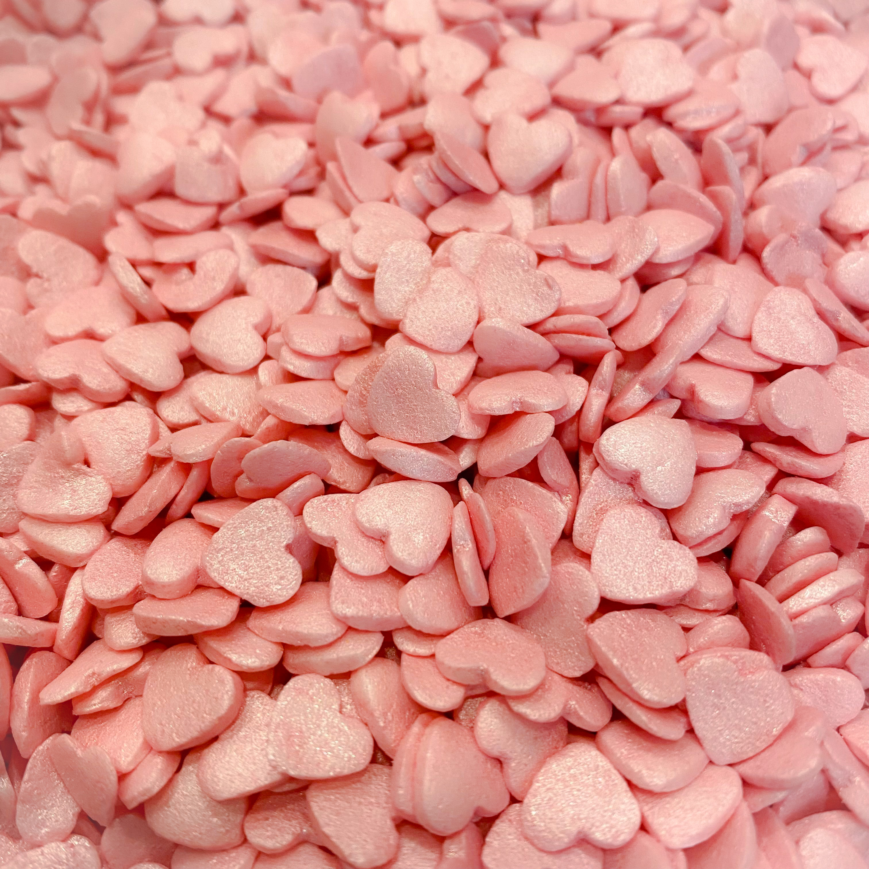 Sprinkles καρδιές ροζ περλέ 30γρ