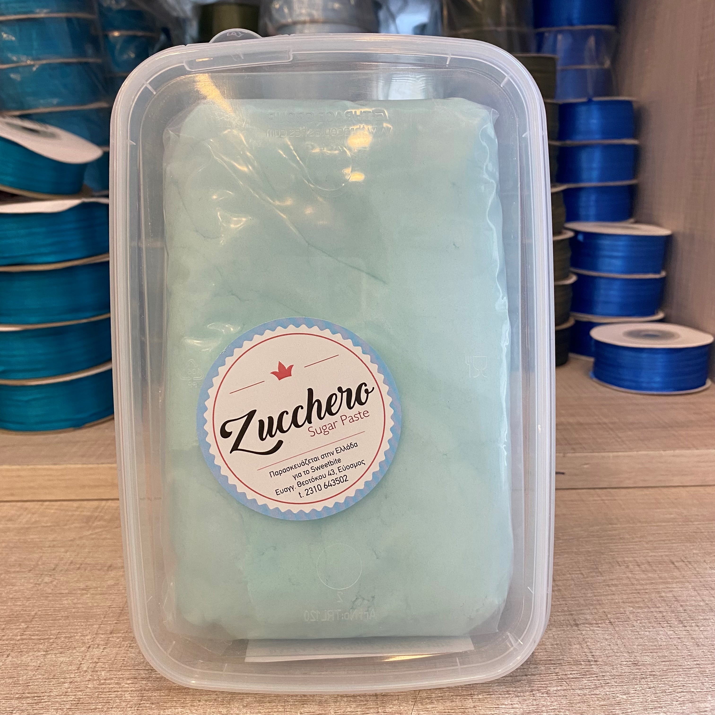 Ζαχαρόπαστα γαλάζιο baby κιλό Zucchero