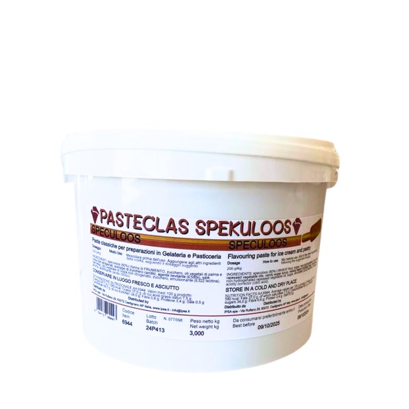 Συμπηκνωμένη γεύση Pasteclass μπισκότο Speculoos 3 κιλά IPSA