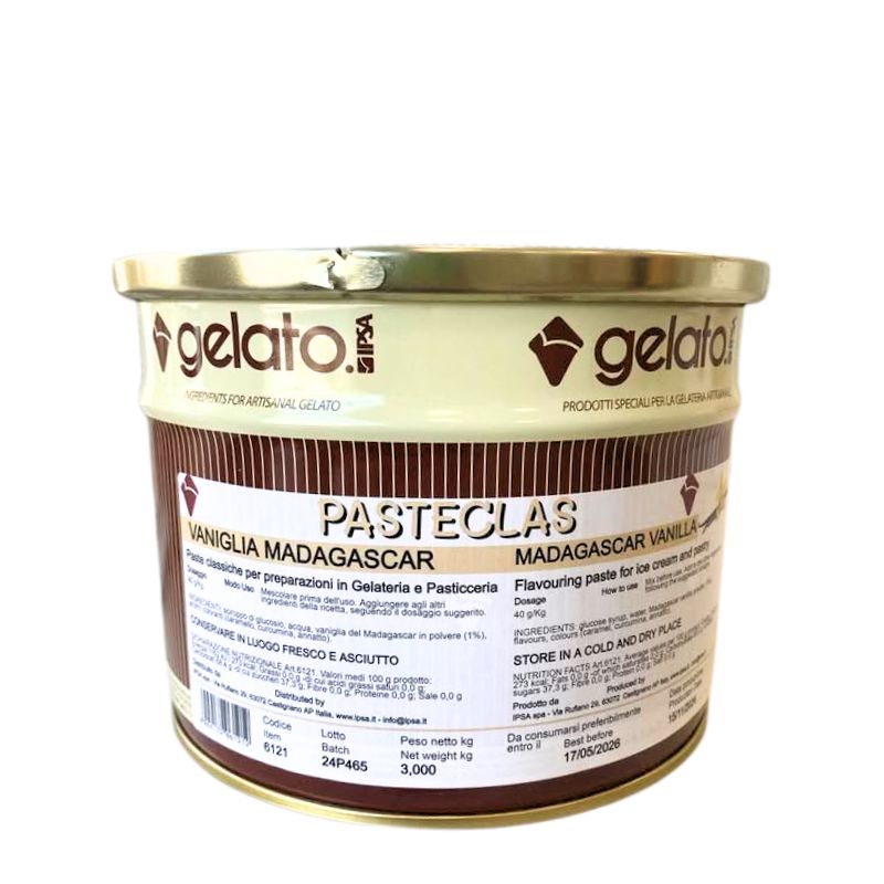 Συμπηκνωμένη γεύση Pasteclass Βανίλια Μαγαδασκάρης 3 κιλά IPSA