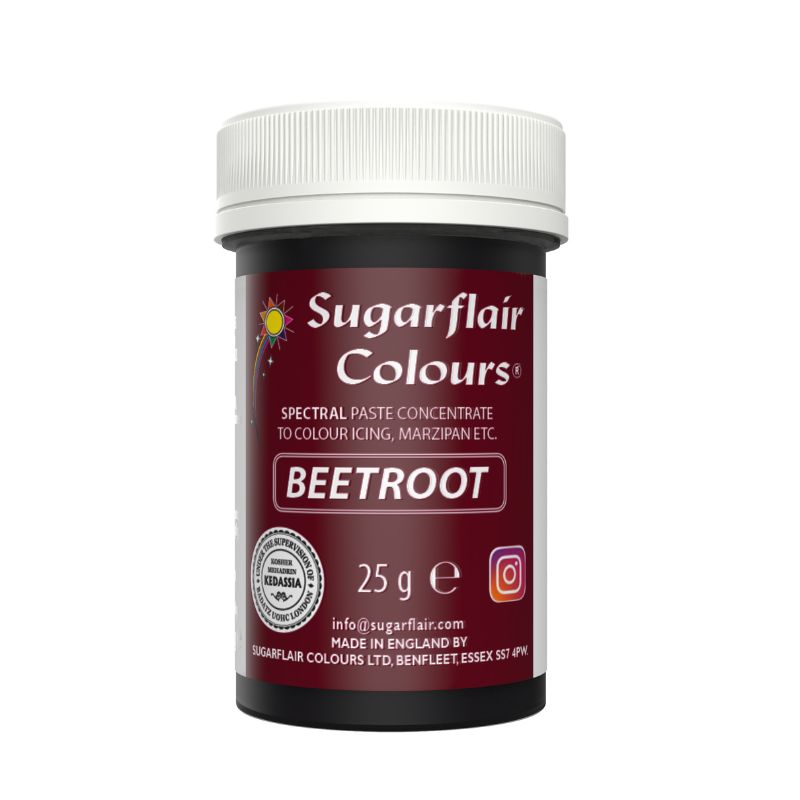 Χρώμα πάστα κόκκινο beetroot 25gr Sugarflair