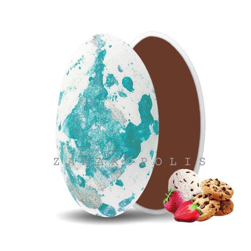 Κουφέτα Choco splash τυρκουάζ mix γεύσεων κιλό Zaxaropolis