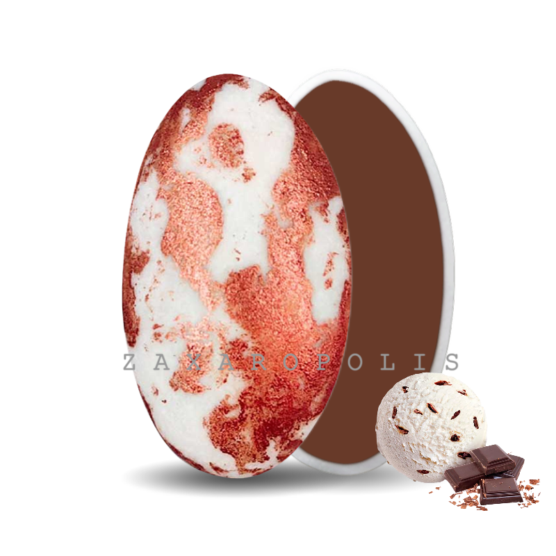 Κουφέτα Choco splash χάλκινο στρατσιατέλα κιλό Zaxaropolis