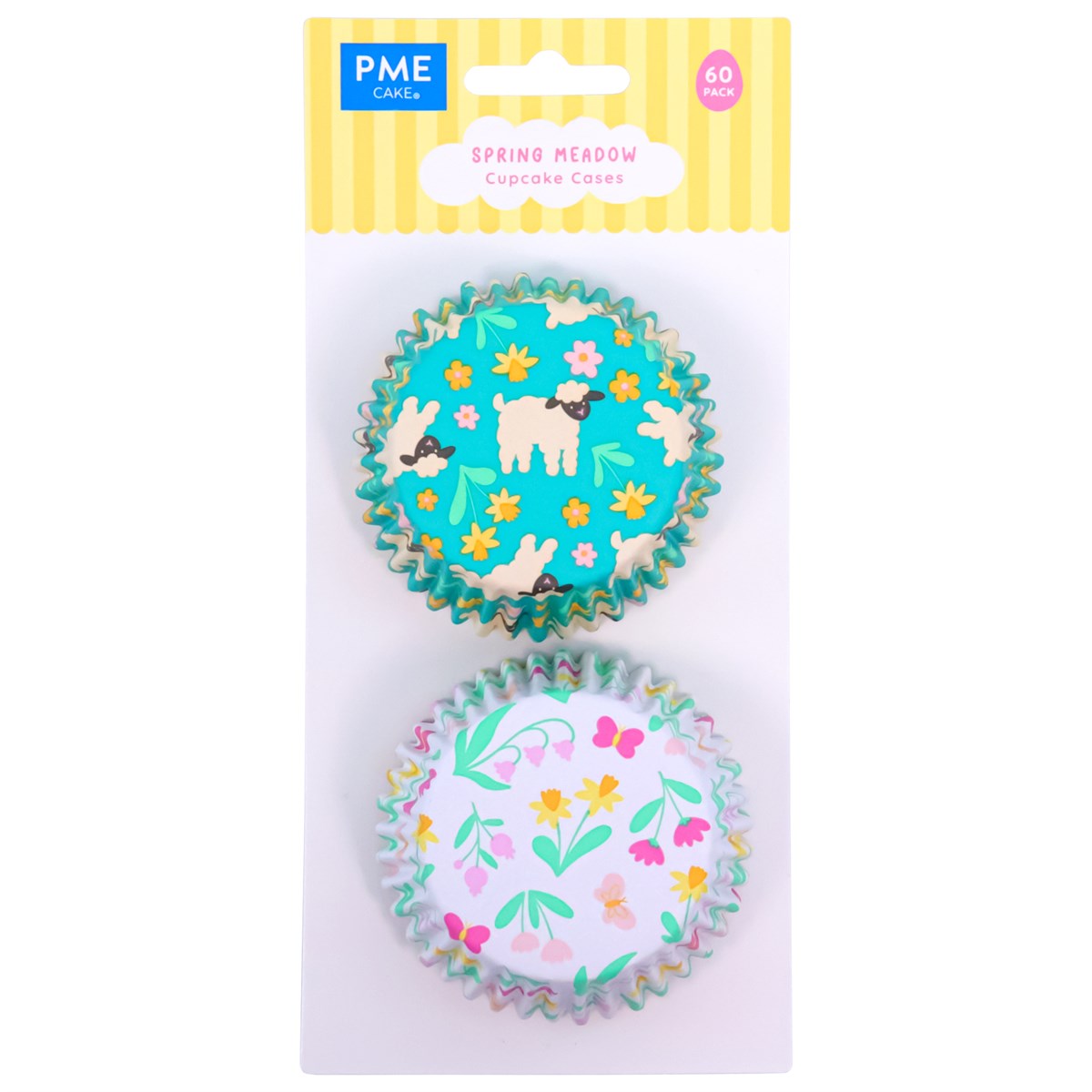 Θήκες cupcake spring meadow 50mm 60τεμ PME