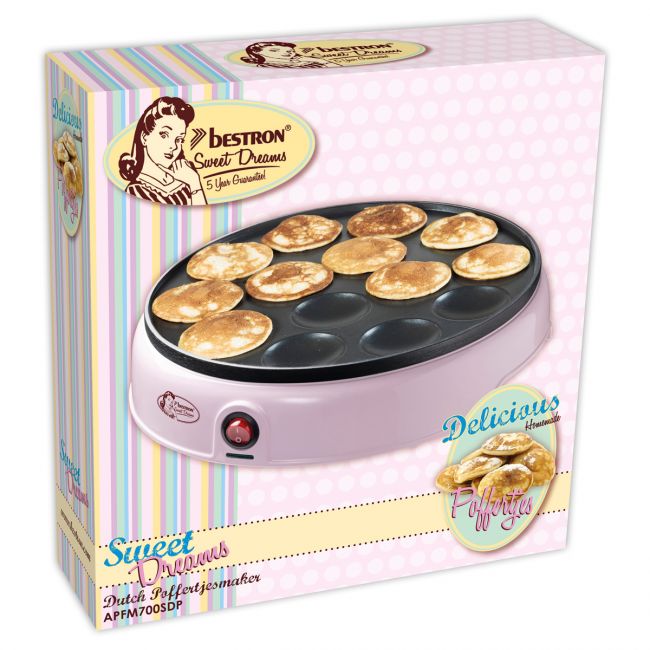 Βαφλίερια για μίνι puncakes Bestron