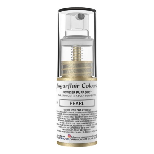 Pump spray χρυσό pearl 10γρ Sugarflair