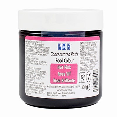 Χρώμα πάστα φουξ Hot Pink 300γρ PME