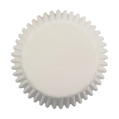 Θήκες cupcake λευκό λευκές mini 3,3cm x 2,5cm 100τεμ PME