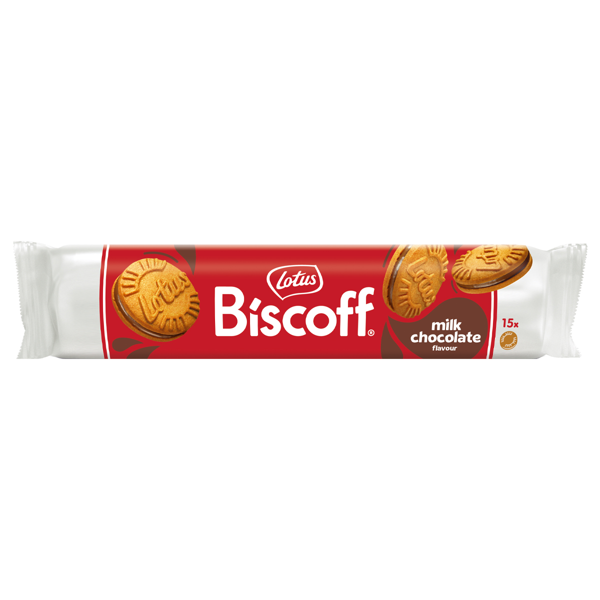 Lotus Biscoff Μπισκότα γεμιστά με σοκολάτα γάλακτος 150γρ