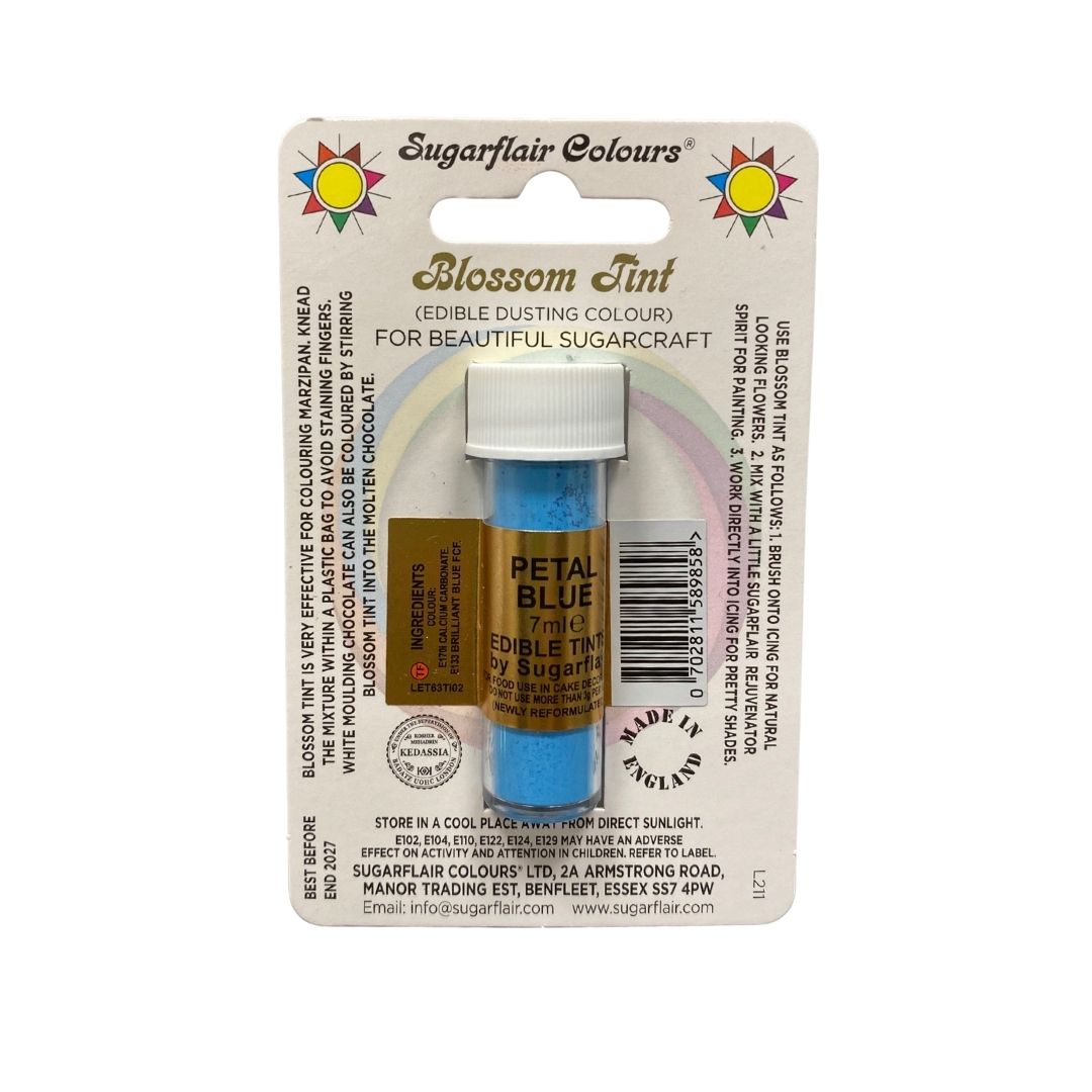 Χρώμα σκόνη γαλάζιο petal 7ml Sugarflair
