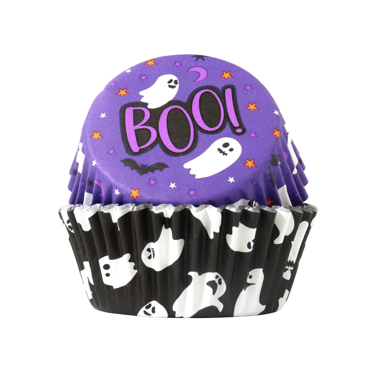 Θήκες cupcake Boo! Spooky Halloween 5cm 60τεμ PME