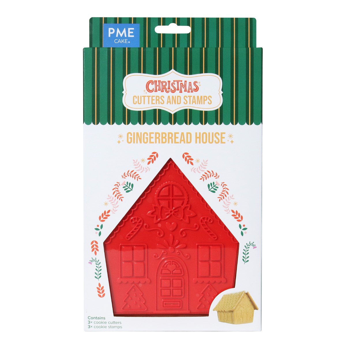 Κουπάτ για gingerbread house με σφραγίδα PME