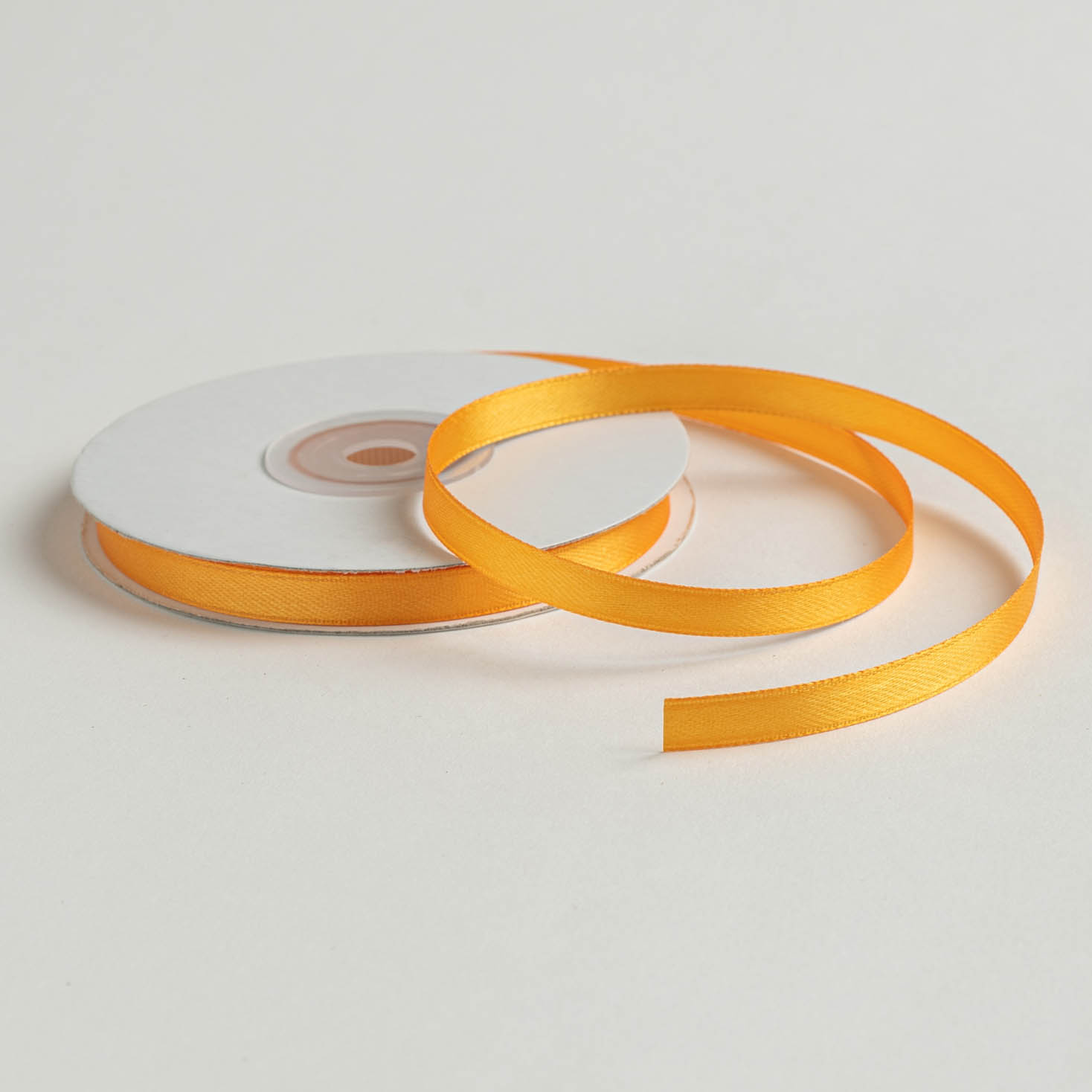 Κορδέλα σατέν κροκί 6mm 25m διπλής όψης