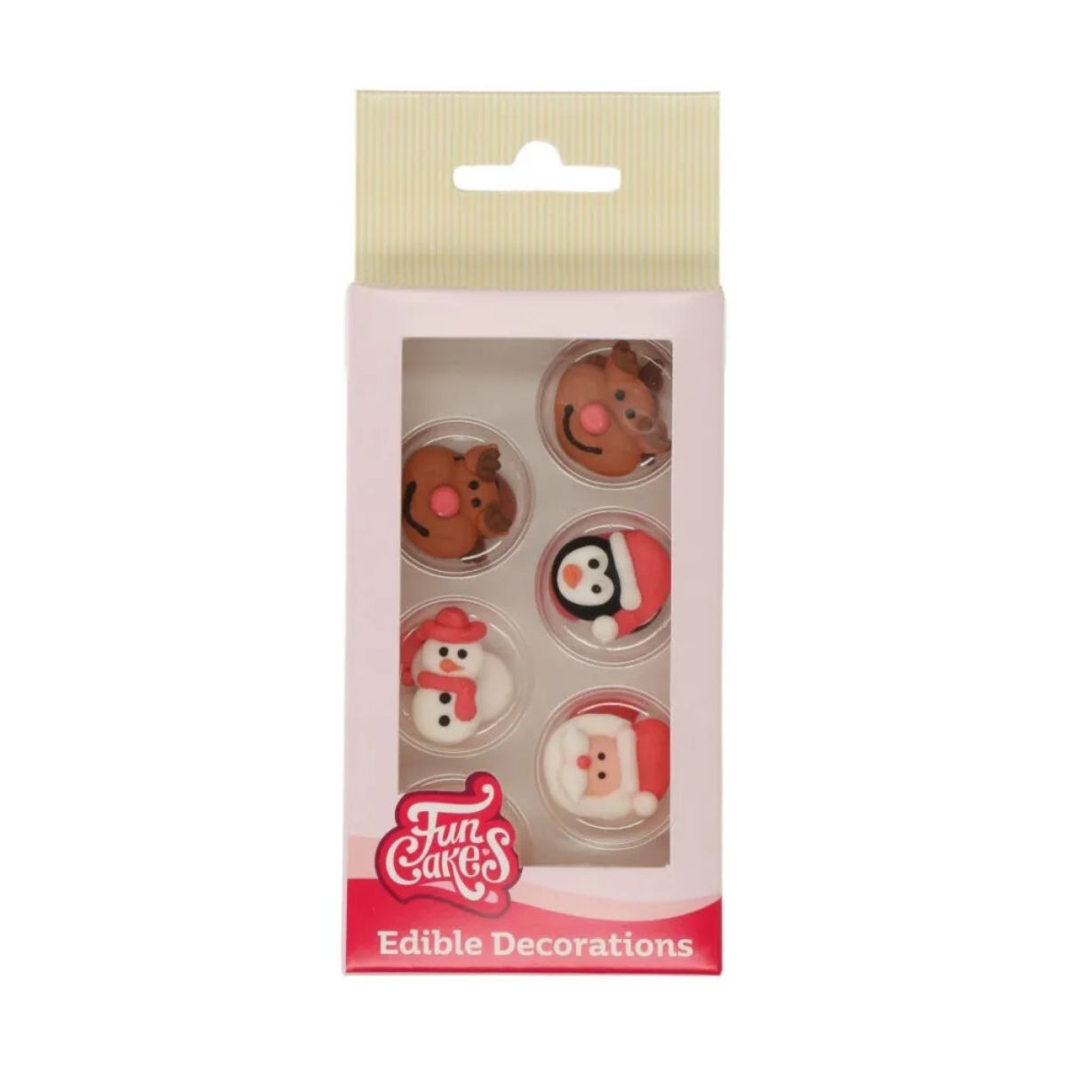 Βρώσιμα διακοσμητικά Christmas 12τεμ Funcakes