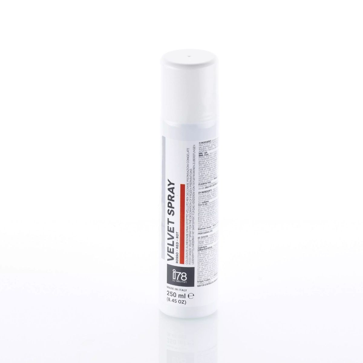 Σπρέυ βελουτέ κόκκινο 250ml Silikomart