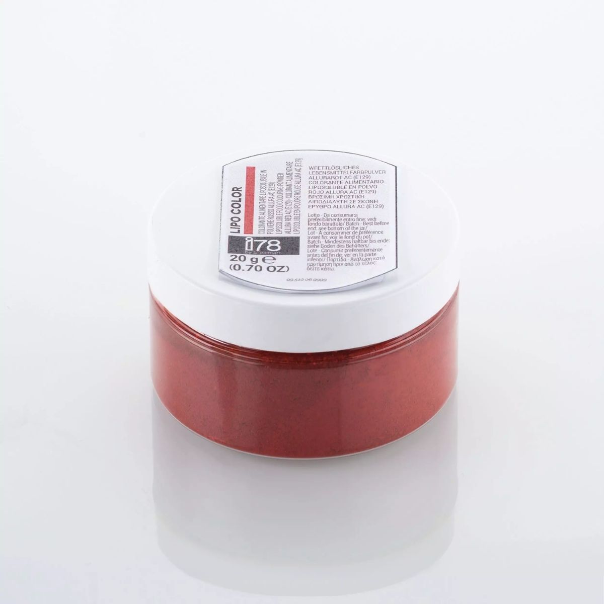 Χρώμα σοκολάτας κόκκινο 20γρ Silikomart