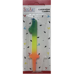 Κερί 1 τρίχρωμο Sugart