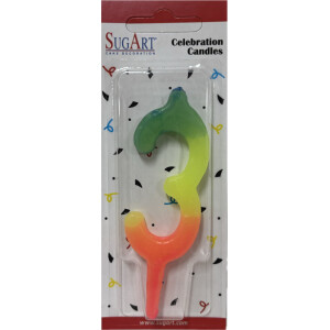 Κερί 3 τρίχρωμο Sugart