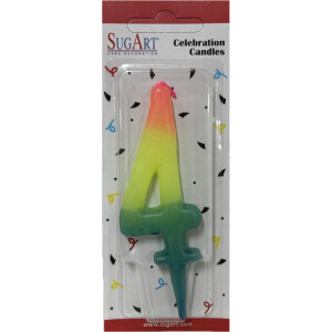 Κερί 4 τρίχρωμο Sugart