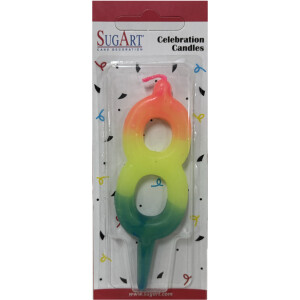 Κερί 8 τρίχρωμο Sugart