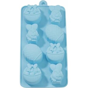 Φόρμα σιλικόνης πασχαλινά αυγά- καλάθια- λαγουδάκια