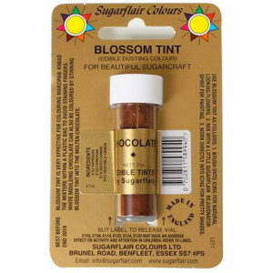 Χρώμα ζαχαροπλαστικής σκόνη καφέ chocolate 7ml Sugarflair