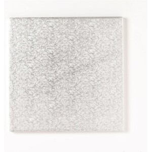 Δίσκος 25x25cm ασημί - πάχος 13mm