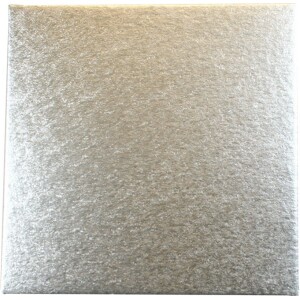 Δίσκος 25x25cm ασημί - πάχος 3mm