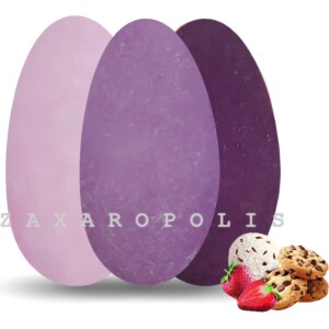 Κουφέτα Choco Splash πλακέ αποχρώσεις μωβ mix κιλό Zaxaropolis